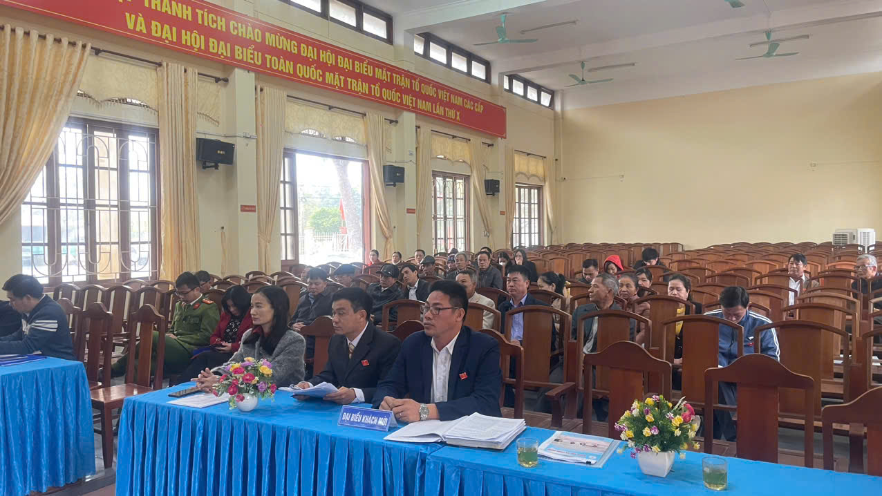 Hội đồng nhân dân xã Minh Tân tổ chức kỳ họp thường lệ cuối năm kỳ họp thứ 13 HĐND xã khóa XXII, nhiệm kỳ 2021 – 2026.